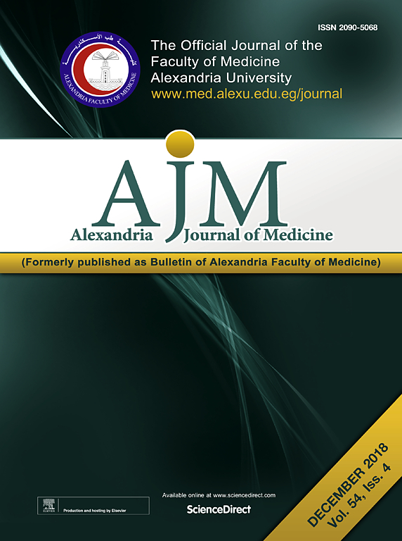Go to journal home page - Alexandria Journal of Medicine